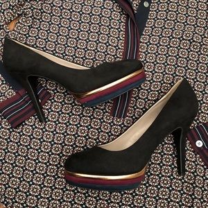 Nine & Co. Black Heels with platform 8